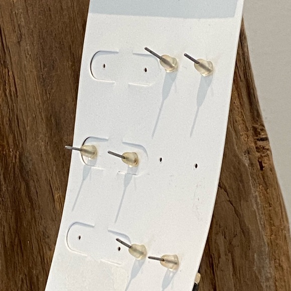 Rhinestone Earrings 3 pairs - Picture 5 of 9